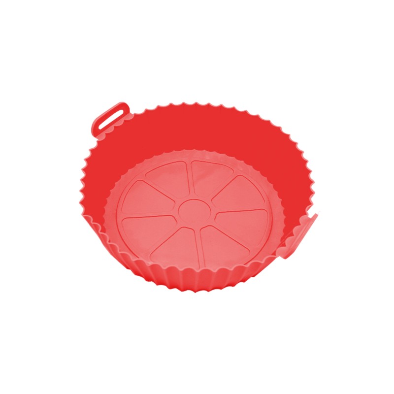 Tava de copt rotunda, set 4 bucati, Naimeed D5141, pentru cuptor, friteuza, microunde, Rosu Tava de copt rotunda, set 4 bucati, Naimeed D5141, pentru cuptor, friteuza, microunde, Rosu
