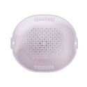 Set strecuratoare cu bol detasabil, Naimeed D5348, plastic, 31x27X12cm, Alb