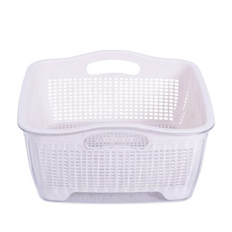 Set strecuratoare cu bol detasabil, Naimeed D5349, plastic, 27x26X13cm, Alb