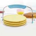 Feliator pentru blat de tort, inaltime ajustabila, Naimeed D5576, Albastru Feliator pentru blat de tort, inaltime ajustabila, Naimeed D5576, Albastru