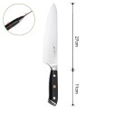 Cutit de bucatar, din otel Damascus, Naimeed D6822, damasc 67 straturi, 38 cm, Negru Cutit de bucatar, din otel Damascus, Naimeed D6822, damasc 67 straturi, 38 cm, Negru