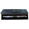 Cutit de filetat profesional, din otel inoxidabil, 35.5 cm, Naimeed D6837, Maro deschis Cutit de filetat profesional, din otel inoxidabil, 35.5 cm, Naimeed D6837, Maro deschis