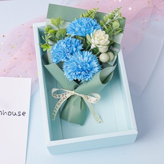 Aranjament floral elegant, flori de sapun, D4057, Blue Aranjament floral elegant, flori de sapun, D4057, Blue