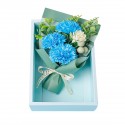 Aranjament floral elegant, flori de sapun, D4057, Blue