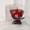 Aranjament floral elegant, flori de sapun, D4063, Rosu
