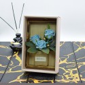 Aranjament floral elegant, flori de sapun, D4075, Blue