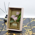 Aranjament floral elegant, flori de sapun, D4075, Roz