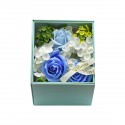 Aranjament floral elegant, flori de sapun, D4080, Blue Aranjament floral elegant, flori de sapun, D4080, Blue