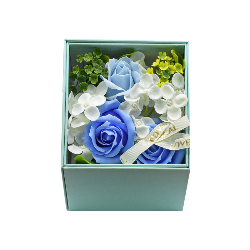 Aranjament floral elegant, flori de sapun, D4080, Blue Aranjament floral elegant, flori de sapun, D4080, Blue