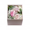 Aranjament floral elegant, flori de sapun, D4080, Roz Aranjament floral elegant, flori de sapun, D4080, Roz