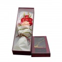 Aranjament floral elegant, flori de sapun, D4083, Rosu Aranjament floral elegant, flori de sapun, D4083, Rosu