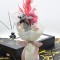 Aranjament floral elegant, flori de sapun, D4084, Roz