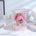 Aranjament floral elegant, flori de sapun, D4096, Roz Aranjament floral elegant, flori de sapun, D4096, Roz