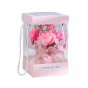 Aranjament floral elegant, flori de sapun, D4096, Roz Aranjament floral elegant, flori de sapun, D4096, Roz