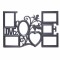 Rama foto colaj 7 poze, Love, D1415 Negru
