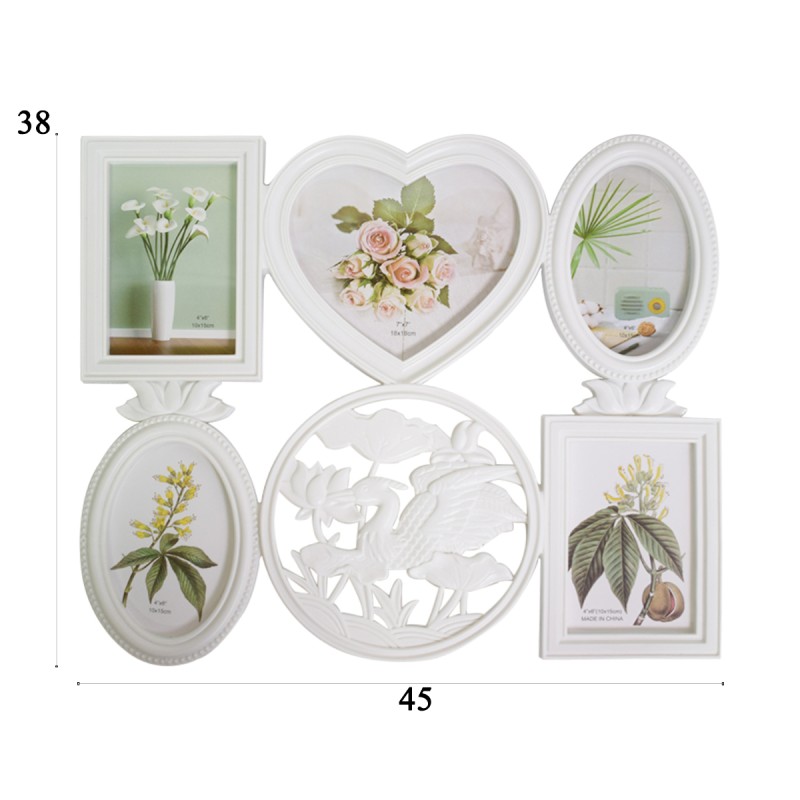 Rama foto, 5 poze, Naimeed D4553W, Alb Rama foto, 5 poze, Naimeed D4553W, Alb