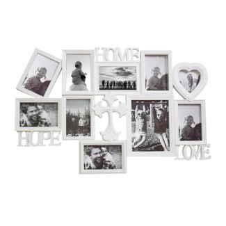 Rama foto, 9 poze, Naimeed D4565W, Alb