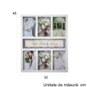 Rama foto, 6 poze, Naimeed D4566W, Alb Rama foto, 6 poze, Naimeed D4566W, Alb