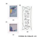 Rama foto, 2 poze, Naimeed D4568W, Alb Rama foto, 2 poze, Naimeed D4568W, Alb