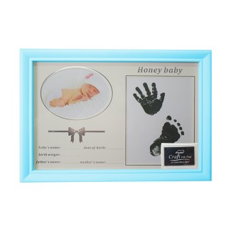 Rama foto cu amprenta, personalizabila, Naimeed D4570B, Albastru Rama foto cu amprenta, personalizabila, Naimeed D4570B, Albastru