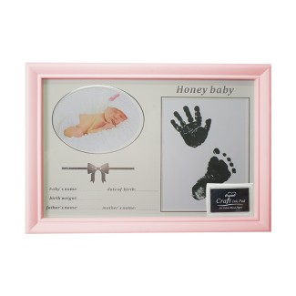 Rama foto cu amprenta, personalizabila, Naimeed D4570P, Roz Rama foto cu amprenta, personalizabila, Naimeed D4570P, Roz