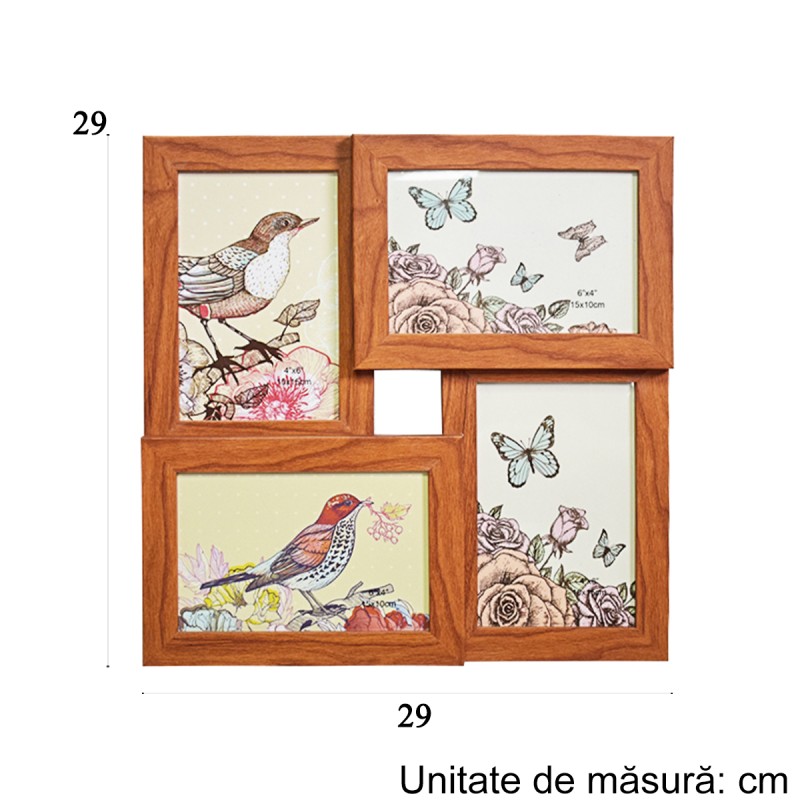 Rama foto, 4 poze, Naimeed D4587 Red Wood Rama foto, 4 poze, Naimeed D4587 Red Wood