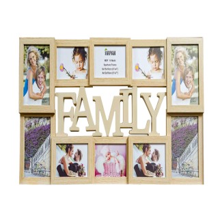 Rama foto Family, 10 poze, Naimeed D4590 White Wood
