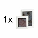 Set 2 rame foto, Naimeed D4595W, 1 polita si 2 ornamente, Alb Set 2 rame foto, Naimeed D4595W, 1 polita si 2 ornamente, Alb