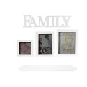 Set 2 rame foto, Naimeed D4595W, 1 polita si 2 ornamente, Alb Set 2 rame foto, Naimeed D4595W, 1 polita si 2 ornamente, Alb