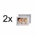 Set 2 rame foto, Naimeed D4598W, 1 polita si 3 ornamente, Alb Set 2 rame foto, Naimeed D4598W, 1 polita si 3 ornamente, Alb