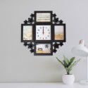 Rama foto cu Ceas, 4 poze, Naimeed D78, Negru Rama foto cu Ceas, 4 poze, Naimeed D78, Negru