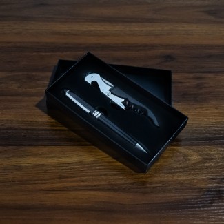 Set 2 piese, Naimeed D5246, pix, deschizator sticle, tirbuson Negru Set 2 piese, Naimeed D5246, pix, deschizator sticle, tirbuson Negru