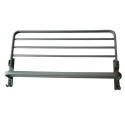 Suport multifunctional din aluminiu cu raft si carlige integrate, Naimeed D6163, Gri Suport multifunctional din aluminiu cu raft si carlige integrate, Naimeed D6163, Gri