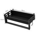 Suport multifunctional cu 5 carlige si sistem de prindere versatil, Naimeed D6164, Negru Suport multifunctional cu 5 carlige si sistem de prindere versatil, Naimeed D6164, Negru