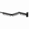 Cuier de perete extensibil cu 3 brate rotative si 18carlige, aluminiu, Naimeed D7699, Negru