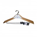 Set 3 Umerase pentru fuste/pantaloni, lemn si metal, D3800 Set 3 Umerase pentru fuste/pantaloni, lemn si metal, D3800