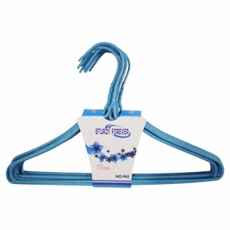 Set 10 umerase, haine copii, Naimeed D5542, invelis silicon, Albastru, 29x19cm Set 10 umerase, haine copii, Naimeed D5542, invelis silicon, Albastru, 29x19cm