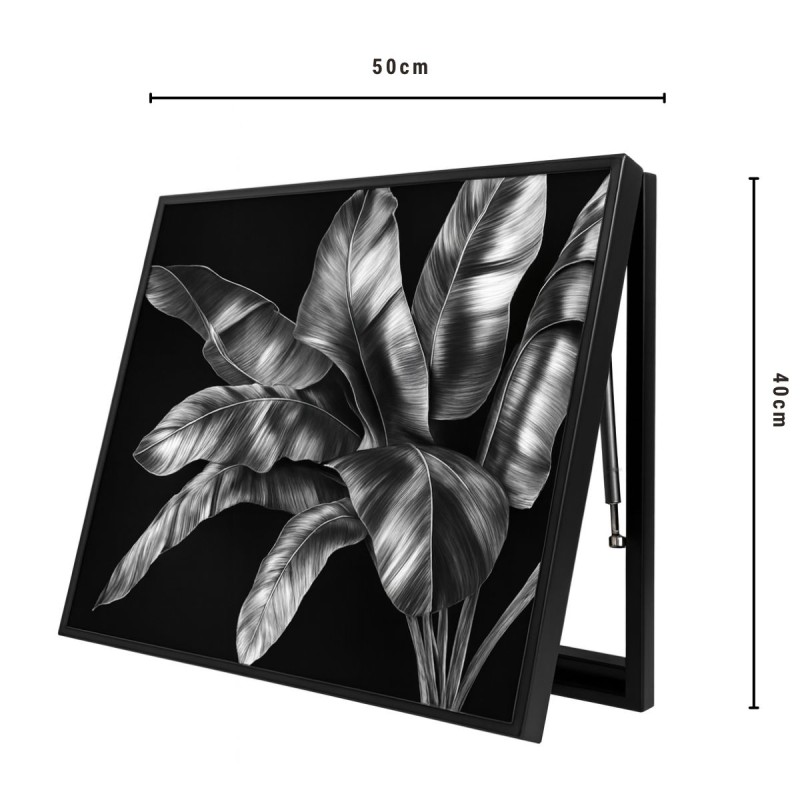 Capac tablou pentru contor electric, Naimeed D7245, mascare tablou electric, design modern si elegant, 40x50x3,8cm, rama neagra Capac tablou pentru contor electric, Naimeed D7245, mascare tablou electric, design modern si elegant, 40x50x3,8cm, rama neagra