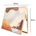 Capac tablou pentru contor electric, Naimeed D7248, mascare tablou electric, design modern si elegant, 50x60x3,8cm, rama aurie Capac tablou pentru contor electric, Naimeed D7248, mascare tablou electric, design modern si elegant, 50x60x3,8cm, rama aurie