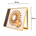 Capac tablou pentru contor electric, Naimeed D7255, mascare tablou electric, design modern si elegant, 30x40x4cm, rama aurie Capac tablou pentru contor electric, Naimeed D7255, mascare tablou electric, design modern si elegant, 30x40x4cm, rama aurie