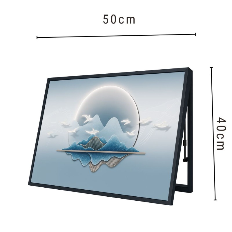 Capac tablou pentru contor electric, Naimeed D7270, mascare tablou electric, design modern si elegant, 40x50x4cm, rama neagra Capac tablou pentru contor electric, Naimeed D7270, mascare tablou electric, design modern si elegant, 40x50x4cm, rama neagra