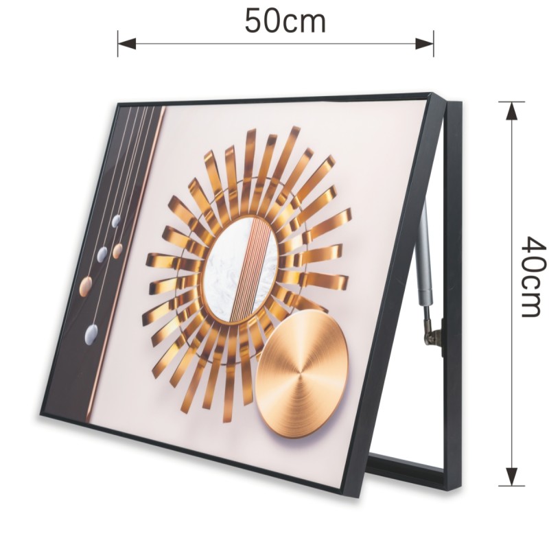 Capac tablou pentru contor electric, Naimeed D7272, mascare tablou electric, design modern si elegant, 40x50x4cm, rama neagra Capac tablou pentru contor electric, Naimeed D7272, mascare tablou electric, design modern si elegant, 40x50x4cm, rama neagra
