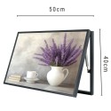 Capac tablou pentru contor electric, Naimeed D7276, mascare tablou electric, design modern si elegant, 40x50x4cm, rama neagra Capac tablou pentru contor electric, Naimeed D7276, mascare tablou electric, design modern si elegant, 40x50x4cm, rama neagra