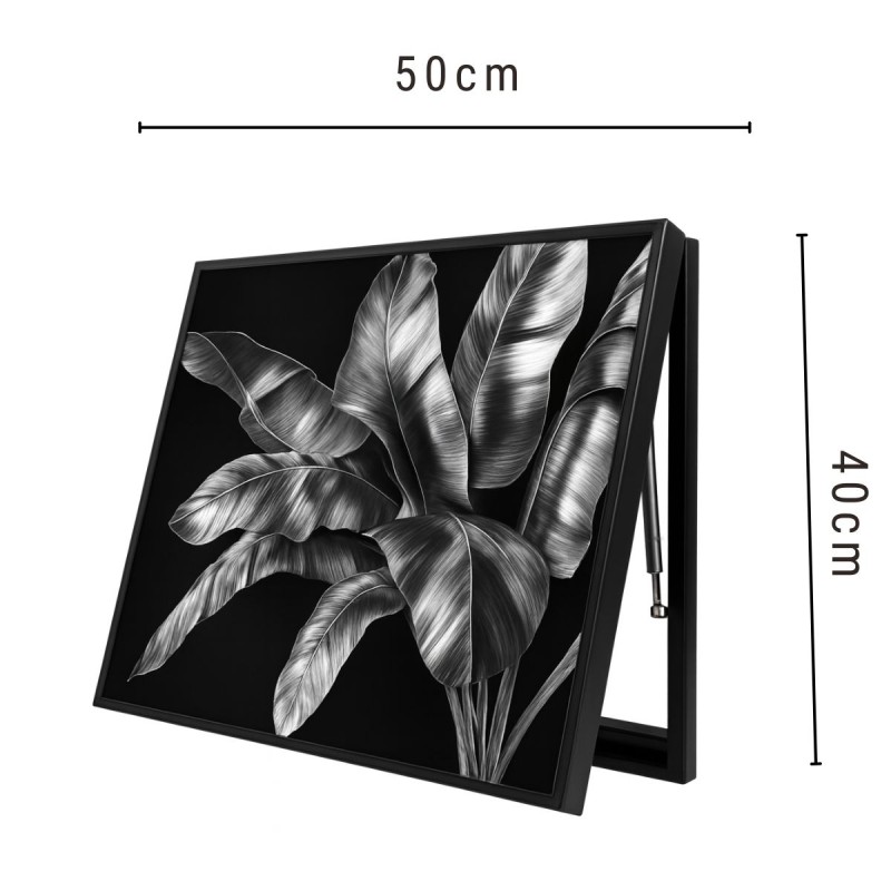 Capac tablou pentru contor electric, Naimeed D7277, mascare tablou electric, design modern si elegant, 40x50x4cm, rama neagra Capac tablou pentru contor electric, Naimeed D7277, mascare tablou electric, design modern si elegant, 40x50x4cm, rama neagra