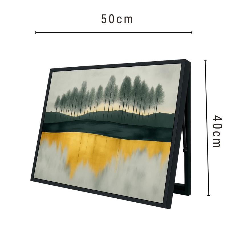 Capac tablou pentru contor electric, Naimeed D7278, mascare tablou electric, design modern si elegant, 40x50x4cm, rama neagra Capac tablou pentru contor electric, Naimeed D7278, mascare tablou electric, design modern si elegant, 40x50x4cm, rama neagra