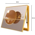 Capac tablou pentru contor electric, Naimeed D7279, mascare tablou electric, design modern si elegant, 50x60x4cm, rama aurie Capac tablou pentru contor electric, Naimeed D7279, mascare tablou electric, design modern si elegant, 50x60x4cm, rama aurie