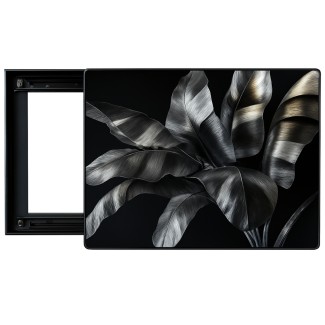 Capac tablou pentru contor electric, Naimeed D7289, mascare tablou electric, design modern si elegant, 30x40x2.8cm, rama neagra Capac tablou pentru contor electric, Naimeed D7289, mascare tablou electric, design modern si elegant, 30x40x2.8cm, rama neagra