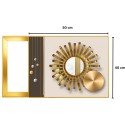 Capac tablou pentru contor electric, Naimeed D7292, mascare tablou electric, design modern si elegant, 40x50x2.8 cm, rama aurie Capac tablou pentru contor electric, Naimeed D7292, mascare tablou electric, design modern si elegant, 40x50x2.8 cm, rama aurie
