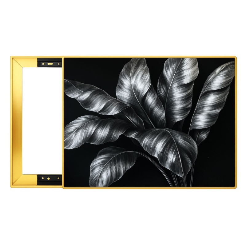 Capac tablou pentru contor electric, Naimeed D7294, mascare tablou electric, design modern si elegant, 40x50x2.8 cm, rama aurie Capac tablou pentru contor electric, Naimeed D7294, mascare tablou electric, design modern si elegant, 40x50x2.8 cm, rama aurie