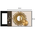 Capac tablou pentru contor electric, Naimeed D7297, mascare tablou electric, design modern si elegant, 40x50x2.8 cm, rama neagra Capac tablou pentru contor electric, Naimeed D7297, mascare tablou electric, design modern si elegant, 40x50x2.8 cm, rama neagra